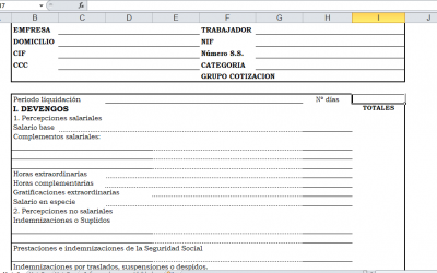 Recibo de nómina en excel y pdf : Descargalo GRATIS !!!!